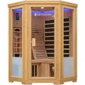 Produktbild: Artsauna Infrarotkabine Wärmekabine Aalborg mit Dual Technologie und Hemlockholz