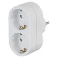Produktbild: Hama 00108876, Typ C (Euro-Stecker), Gerade, Typ C, Typ F, Weiß - Weiß