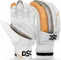 Produktbild: DSC Golfhandschuhe Atmos Cricket Schlaghandschuhe Herren Rechtshand Grau Orange (Cricket Batting Gloves für Rechtshänder, Größe: Herren) Ergonomische Fingerpolster, atmungsaktives Mesh