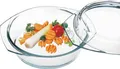 Produktbild: Simax Glasschüssel rund mit Deckel Backofenform Borosilikatglas 1.0l