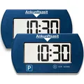 Produktbild: 2x Needit Park Mini blau elektronische Parkscheibe digitale Parkuhr m. Zulassung