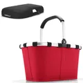 Produktbild: reisenthel Einkaufskorb carrybag Korb Tasche rot BK3004 + Cover Schwarz