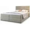 Produktbild: MASSENO Boxbett mit Bettkasten  ¦ beige ¦ Maße (cm): B: 180 H: 98