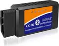 Produktbild: OBD2 Bluetooth Diagnosegerät Scanner Code Leser für Android Windows – Auto Diagnosegerät OBD Adapter für alle OBDII Protokoll Fahrzeuge mit Echtzeitdaten und Fehlerdiagnose