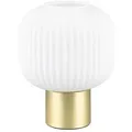 Produktbild: Trio Leuchten Tischleuchte, Weiß, Gold, Metall, Glas, 26 cm, Schnurschalter, Lampen & Leuchten, Innenbeleuchtung, Tischlampen, Tischlampen