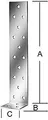 Produktbild: Flachstahlanker Beton 300x40x40mm