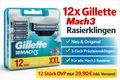 Produktbild: Gillette Mach3 Klingen 12x Rasierklingen Neu OVP Original