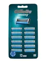 Produktbild: Gillette MACH3 Klingen, 12 Stück Ersatzklingen MACH 3, Blister Sparset