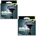 Produktbild: 12 Stück  GILLETTE MACH 3 Original  RASIERKLINGEN Klingen NEU