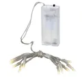 Produktbild: LED Lichterkette 10 LEDs Warmweiß Batterie Deko Innen Party Beleuchtung 0,9m