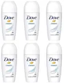 Produktbild: 6x Dove Classic Deodorant Roll-On Antitranspirant 48h, ohne Alkohol  (6er Pack)