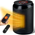 Produktbild: LEBENLANG Keramik Heizlüfter energiesparend leise - inkl. App & WiFi, Fernbedienung | 2000W Elektrische, keramik für Innenraum | Electric heater heizstrahler eco heat | Eco Warm