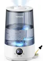 Produktbild: Homvana Luftbefeuchter Schlafzimmer Top-Fill, 3.6L 360°Cool Mist 34H Dauerhaft,
