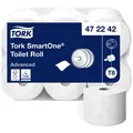 Produktbild: Tork 472242 Advanced SmartOne Toilettenpapier Jumbo Großrolle T8 weiß 2-lagig, 207 m 1 Karton = 6 Rollen