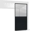 Produktbild: Weide Horizontale Lamellenwand für Weide Pergola | drehbare Lamellen | aus Aluminium | anthrazit