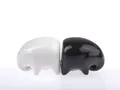 Produktbild: by-Bers Frosch Umarmung, auch als Kuh, Maus, Tiere, Elefant Salzstreuer, Salz- und Pfefferstreuer Set als Geschenk, aus Keramik (Elefant POanPO)