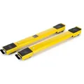 Produktbild: Toolland Transportroller-Set, 2-teilig,  verstellbar 44.5 cm -- 70 cm, Tragkraft 250 kg