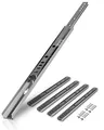 Produktbild: Kugelauszug 4er Set 2 Paar Schubladenschienen 310 mm 17 mm Nut Schubladenausz...