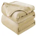 Produktbild: Kuscheldecke Flauschig Decke Fleecedecke - Kuscheldecke 130x150cm, Khaki, Fle...