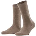 Produktbild: FALKE Damen Socken - Softmerino SO, Kurzsocken, einfarbig Taupe 39-40