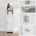 Produktbild: Badezimmerschrank Toilettenschrank Badschrank Hochschrank mit Tür BBC310W01
