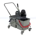 Produktbild: Reinigungswagen Doppelfahrwagen 2x27 L verchromt