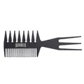 Produktbild: Hair beard comb| Styling Kamm | Friseur Kamm für Haar & Bart | bruchfest | fl...