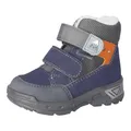 Produktbild: RICOSTA Jungen Stiefel BENNO, Kinder Lauflernschuhe, Weite: Weit, lose Einlage, Sympatex, Blinklicht, Klettstiefel, Nautic/Graphit (170), 23 EU