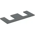 Produktbild: Geberit One Waschtisch-Platte 505335003 120 x 3 x 47 cm, lava/lackiert matt, Ausschnitt zweifach