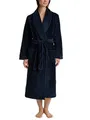 Produktbild: CALIDA Cosy Shower Frottee-Bademantel mit Schalkragen, 120cm Damen, innen sehr saugfähig, außen kuschelig weich, mit Gürtelschlaufen und zwei aufgesetzten Taschen