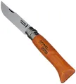 Produktbild: Opinel 113080 Carbon Erwachsene Messer-Größe 8-Nicht rostfrei, Natur, N° 08, Hartholz Braun