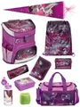 Produktbild: Scooli Schulranzen Campus Fit Pegasus Pferde Schultasche ab der 1. Klasse (Set, 10-tlg., inkl. Sporttasche und Schultüte / Zuckertüte), mit Brustgurt, 980 Gramm leicht, 18L Volumen