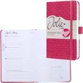 Produktbild: Sigel Buchkalender J6104, Jolie fuchsia, Jahr 2026, A6, Wochenplaner, 1 Woche = 2 Seiten