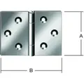 Produktbild: VORMANN Tür-Scharnier breit B45xH30mm,gerollt verzinkt