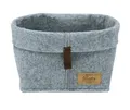 Produktbild: Kosmetik-Organizer FELI, Filz-Imitation, grau, 24 x 16 x 16 cm, Wenko