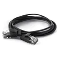 Produktbild: wantecWire 7309 Ultra Slim Cat6 Patch Cable Black Black Länge 0.1m