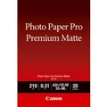 Produktbild: Canon Fotopapier PM-101 Premium, für Inkjet, A3+, 210 g/m², matt, 20 Blatt