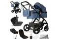 Produktbild: bergsteiger Kombi-Kinderwagen Nizza 3 in 1 Kinderwagen, Auto-Babyschale & Isofix Station optional
