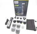 Produktbild: Philips Multigroom Series 7000, All-in-One-Trimmer, 15-in-1 Barttrimmer und Haarschneider fr Gesicht, Kopf und Krper - ein Tool mit 26 Lngeneinstellungen (0.5-20 mm) (Modell MG7950/15)