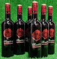 Produktbild: (8,11€/L) 6x Rosiere Rouge Rotwein süss und fruchtig 0,75l Flasche Versand 0€