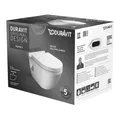 Produktbild: Duravit Wand-WC, Tiefspüler-Set Starck 3 mit WC-Sitz, weiß