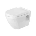 Produktbild: DURAVIT Starck 3 Wand-WC Set WC-Sitz randlos Toilette Absenkautomatik weiß