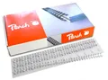 Produktbild: Peach pw143-01 Drahtbinderücken DIN A4, 14 mm, 120 Blatt, 100 Stück, silber