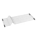 Produktbild: Metaltex Sink Drainer, Plasticized Iron Wire, Metallized Grey, 20x54x4