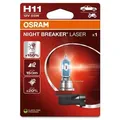 Produktbild: OSRAM Night Breaker Laser Glühbirne H11 12V/55W - X1, weiss