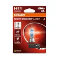 Produktbild: Osram NIGHT BREAKER LASER H11, +150% mehr Helligkeit, Halogen-Scheinwerferlampe, 64211NL-1BL, 12V PKW, Blister (1 Lampe)