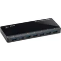 Produktbild: TP-LINK 7 ports USB 3.0 Hub,2 power charge ports - Schwarz