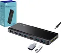 Produktbild: TP-Link UH720 7-Port USB 3.0 Hub mit netzteil, 2 × 2,4A Ladeports, 5 Gbit/s)