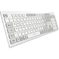 Produktbild: Sharkoon OfficePal K30W, Tastatur, weiß