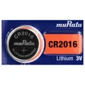 Produktbild: Sony MuRata CR2016 Lithium Knopfzelle 1x Batterie, 90mAh 3V CR 2016 NEU ÖZENSAAT
